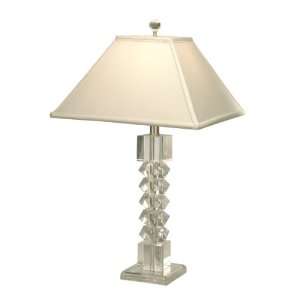   Tiffany GT60866 Napoli Table Lamp, Brushed Nickel and Fabric Shade