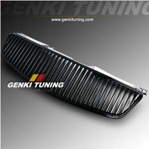   Upper Bumper Front Hood Black Vertical Grill Grille 05 06 Automotive