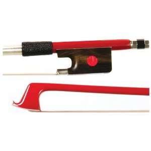   Red 15 and larger Viola Bow with White Hair Musical Instruments
