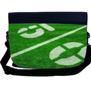 50 Yard Line Football Field NEOPRENE Laptop Sleeve Bag Messenger Bag 