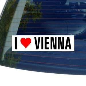  I Love Heart VIENNA Window Bumper Sticker Automotive