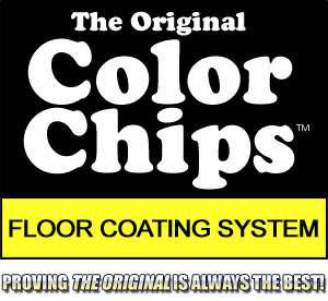 Car Garage Floor Paint System   COLOR CHIPS   epoxy  