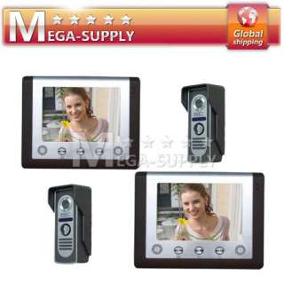 LCD Color Video Door Phone Home Security 2 IR Camera