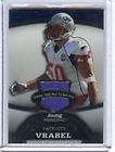 2008 BOWMAN STERLING #93 MIKE VRABEL JERSEY CARD #11/389   NEW ENGLAND 