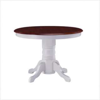 Home Styles Round Pedestal Dining Table in White 88 5167 30 
