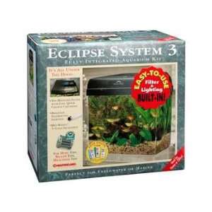    Eclipse System 3 3 Gallon Aquarium (black) 
