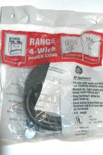 GE Range 4 Wire Power Cord   New   #WX9X35  