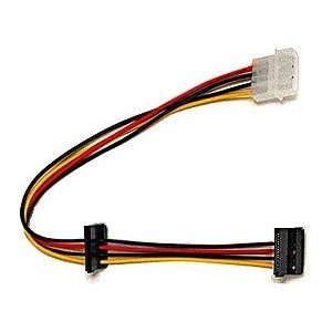Bundle Cable 4 pin Molex Female to 2 SATA Connector Cable (CB SATA 2R 
