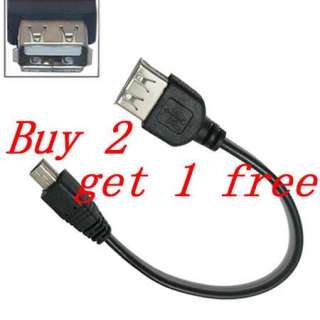 New USB A Female to Mini USB B 5Pin Male adapter Cable  