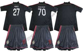 AC Milan 2011/2012 3rd Away Soccer Uniform Jersey + Shorts S/M/L/XL 