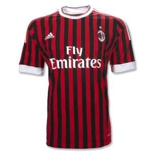  Adidas AC Milan 11/12 Home Soccer Jersey Sports 