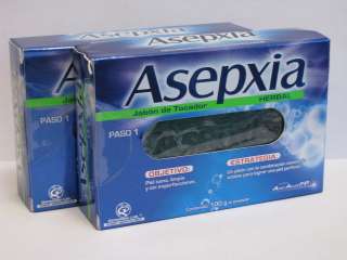 ASEPXIA ACNE TREATMENT SOAP 2 pack HERBAL for sensitive skin  