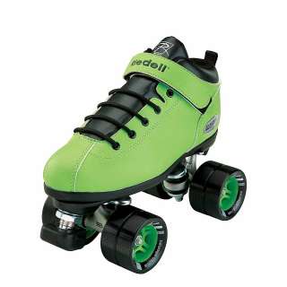 Riedell Dart Lime Green Speed Roller Skates 2012 NEW  
