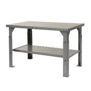    72 X 36 Steel Top Adjustable Leg Work Table