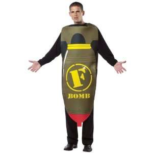   Bomb Adult Costume / Green   Size One   Size Fits Most Adults
