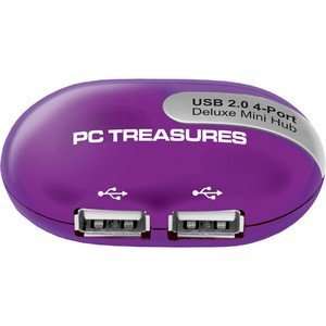 Pc Treasures 07207 Usb Hub Advantage Port Challenged Netbooks Handy 