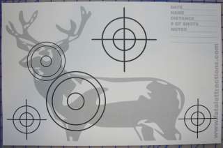   Targets 5 Pk Deer 11x17 Airsoft BB Gun Rifle pellet dart blow hand