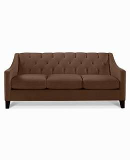   Fabric Sofa Custom Colors, 76W x 36D x 34H   furnitures