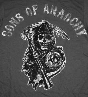 Sons Of Anarchy Reaper Logo Redwood Original TV Show Long Sleeve T 