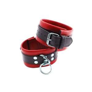 Ankle Cuffs Blk/red