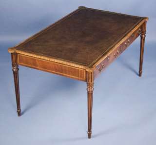 Antique Style Mahogany Writing Desk Library Table  