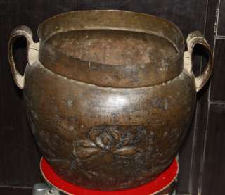   Authentic Old Antique Tibetan Folk Noble Copper Kettle Pot
