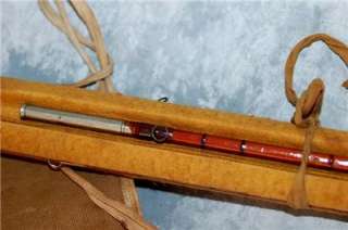 Vintage Late 1910   1930s Split Bamboo Fly Rod w/sleeve & carrier USA 