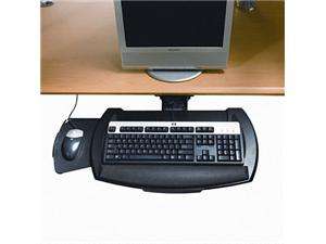   HON Articulating Keyboard Platform with Mouse Tray, 21 x 10 1/2, Black