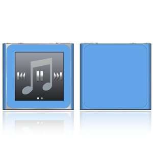  Apple iPod Nano (6th Gen) Skin Decal Sticker   Simply Blue 