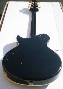 Aria Pro II Custom PE Series Black Electric Guitar with Case USED