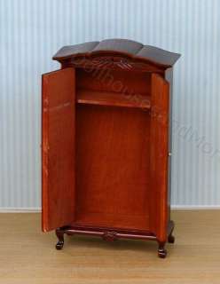 Dollhouse Miniature French Country Cherry Armoire  