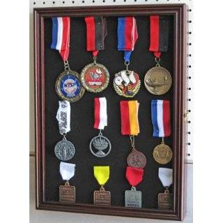 Marathon, Competition, Military Medal Award Display Case Shadow Box 