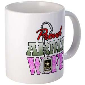  Mug (Coffee Drink Cup) Proud Army Wife 