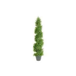  Artificial Pond Cypress Spiral Topiary Tree 4