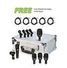 Audix FP5 Fusion Drum Microphone Pack New Free cables