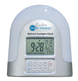 Zadro Natural Sunlight Alarm Clock & Sound Machine NEW  
