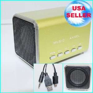  3.5mm USB Audio Sound Box Speaker Music Angel GB V204GR 