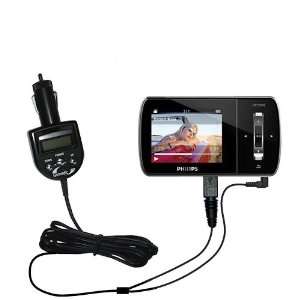 2nd Generation Audio FM Transmitter plus integrated Car Charger for 