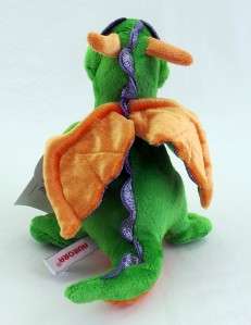 Aurora Plush Green Dragon Stuffed Animal Toy NEW  