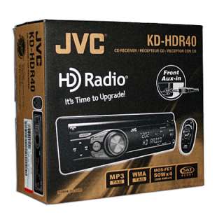 JVC KD HDR40 Car Radio CD Player AUX//HD Stereo 2011 046838041242 