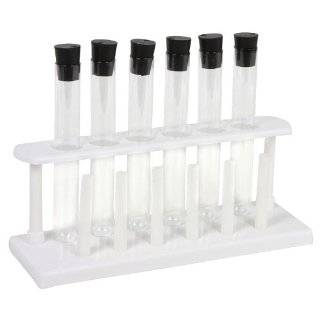Piece Pyrex Glass Test Tube Set with Caps and Rack