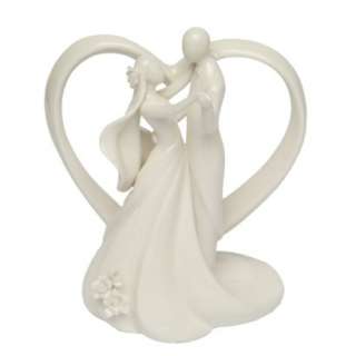 Heart Arch and Couple Cake Topper   Ivory.Opens in a new window