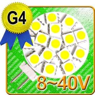 G4 5050 14SMD 8 30V AC DC LED Light Cool/Warm White 24V  