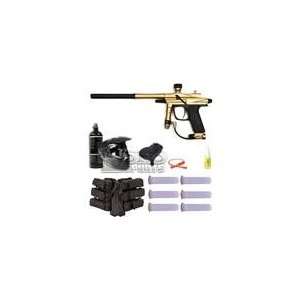 Azodin Zenith Electronic Paintball Gun Players Package   Gold/Bl
