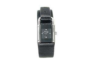   Kenneth Cole Trend Lock shaped Case Black Dial Womens Watch #KC2573