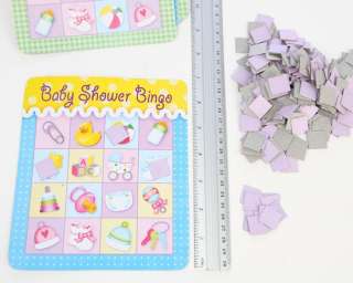 24 Baby Shower Party Bingo Card Games  