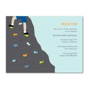  Birthday Party Invitations   Rock Climber By Le Papier 