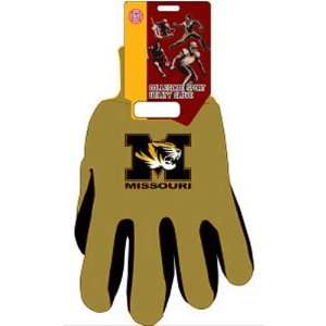  Missouri Tigers MIZZOU MU NCAA Two Tone Gloves Sports 