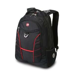    SwissGear 1775 Black Backpack with Red Accents Electronics