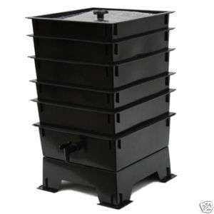 Tray Worm Factory Compost Tea Vermicomposting BLACK  